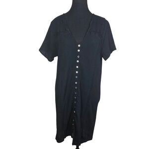 Ripcurl Black Button Up Women's Dress Size Med